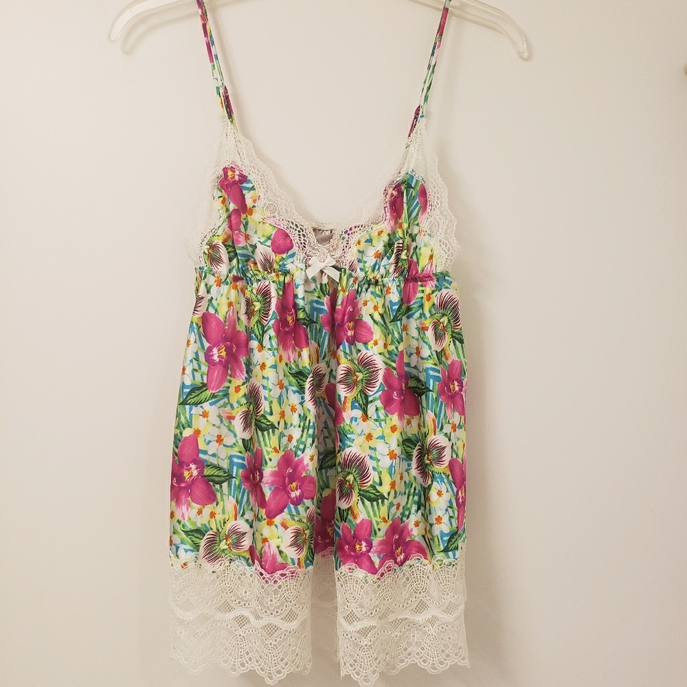 Victoria's Secret Satin and Lace Babydoll